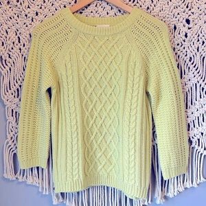 Andrea Jovine Celery Knit Sweater